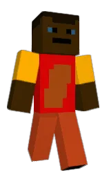 orange roughy and madras Minecraft skin — Classic model — first worn by PlayerMC24