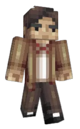 McLovinnnn's Minecraft skin wearing the MineCon 2012 cape