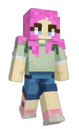 coriander and chamois Minecraft skin — Slim model — first worn by GenderTrans