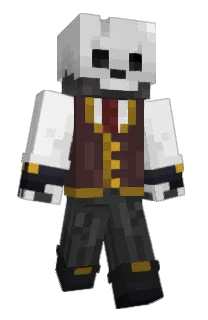 Front of Dewdrax's skin