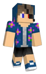 Zwartkat's Minecraft skin wearing the Zombie Horse cape