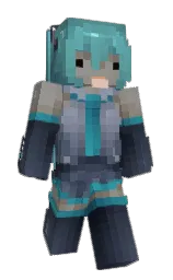 natural gray and star dust Minecraft skin — Slim model — first worn by SwiggyRat