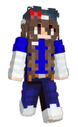 millbrook and porcelain Minecraft skin — Slim model — first worn by melystery
