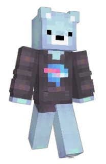 Front of Wallibear's skin