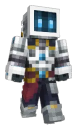 athens gray and iron Minecraft skin — Classic model — first worn by Ep172