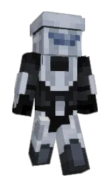 IrregularSquare's Minecraft skin wearing the Migrator cape