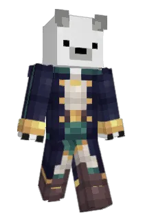 Front of Loukada's skin