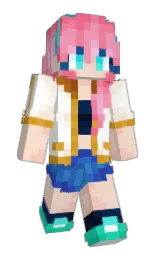 seouuuu's Minecraft skin wearing the Purple Heart cape