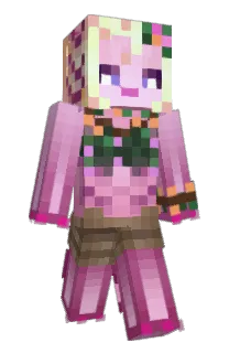 Front of Maniona's skin