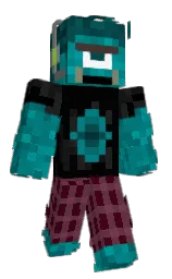 black and buccaneer Minecraft skin — Slim model — first worn by SoRzzz