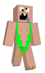 petite orchid and green Minecraft skin — Slim model — first worn by Sukkula1