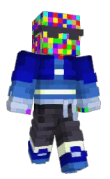 TsbeeFree's Minecraft skin wearing the Aurora cape