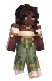 Front of Aibori's skin