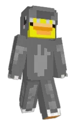 dove gray and ripe lemon Minecraft skin — Classic model — first worn by Zenno6c_