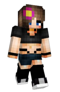 Front of F0OS's skin