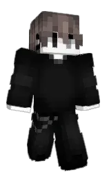 cod gray and white Minecraft skin — Classic model — first worn by Tianxxxxxuan