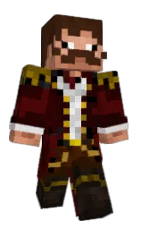 sepia black and deep oak Minecraft skin — Classic model — first worn by cusstom95