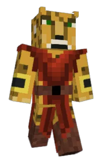 Front of Lenchard's skin