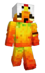 barberry and flamingo Minecraft skin — Slim model — first worn by FedLuxZ