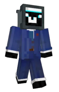 Front of GlitchTheCreator's skin