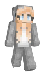 Uplift's Minecraft skin wearing the Migrator cape