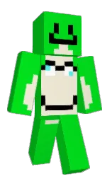 green and parchment Minecraft skin — Classic model