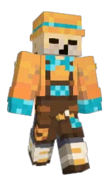 Lospo's Minecraft skin wearing the Copper cape