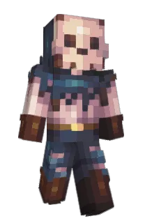 Front of Sidehaze's skin