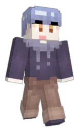 Whale123's Minecraft skin wearing the Migrator cape