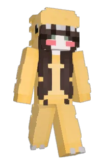 Front of GloDunkel's skin