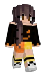 black and mandys pink Minecraft skin — Slim model