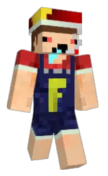 white and port gore Minecraft skin — Classic model