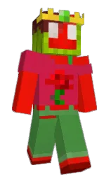 scarlet and apple Minecraft skin — Slim model — first worn by Rose_but_awesome