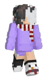 papercaine's Minecraft skin wearing the Mojang Office cape