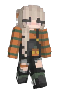 Front of Amclia's skin