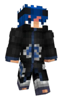 Front of bIzzrd's skin