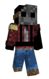black and tamarind Minecraft skin — Classic model
