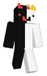cod gray and white Minecraft skin — Classic model — first worn by KOSTIANTYNOPOLIS