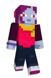 Front of RubberCrowy's skin