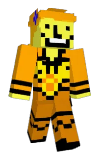 Front of YellowDeltarune's skin