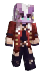ebony and revolver Minecraft skin — Slim model