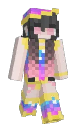 energy yellow and bizarre Minecraft skin — Slim model — first worn by baljuli26