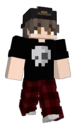 black and temptress Minecraft skin — Classic model — first worn by HelderFs