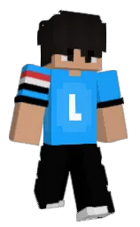 itzLeNoYT's Minecraft skin wearing the Purple Heart cape