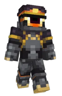 Front of Solfarer's skin