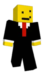 school bus yellow and black Minecraft skin — Classic model