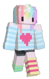 Slim Minecraft skin