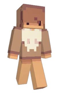 Front of Dewubaroo's skin