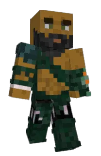 Front of Vocalward's skin