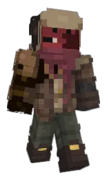 cocoa brown and woody brown Minecraft skin — Classic model